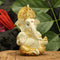 Gold Plated Terracotta Lord Ganpati Idol