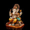 Marble Lord Ganpati Vinayaka with Modak Idol Statue