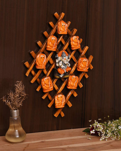 Home Entrance Ganesha Metal Decorative Door Hanging