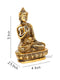 Blessing Buddha Metal Idol Showpiece Bbs310