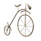 Metal Ancient Wheels Cycle Mounted Wall Hanging Showpiece Dfmw245