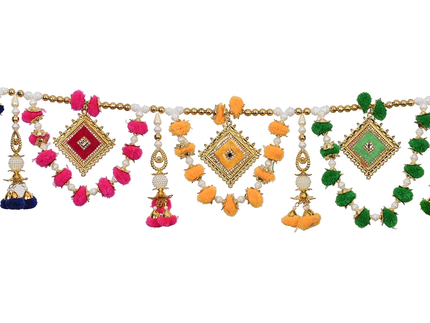 Pompom Multicolor Handmade Decorative Bandarwal