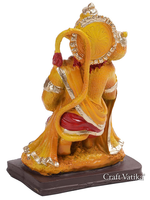 Resin Lord Hanuman/ Bajrangbali Puja Murti