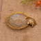 Tortoise Sitting On Glass Plate Metal Feng Shui Showpiece Dfms210