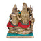 Brass Shiva Parvati Ganesh Statue Shts111