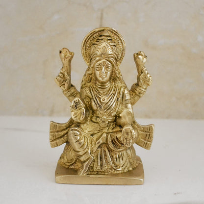 Brass Laxmi Ganesha Pair Murti, LGBS183