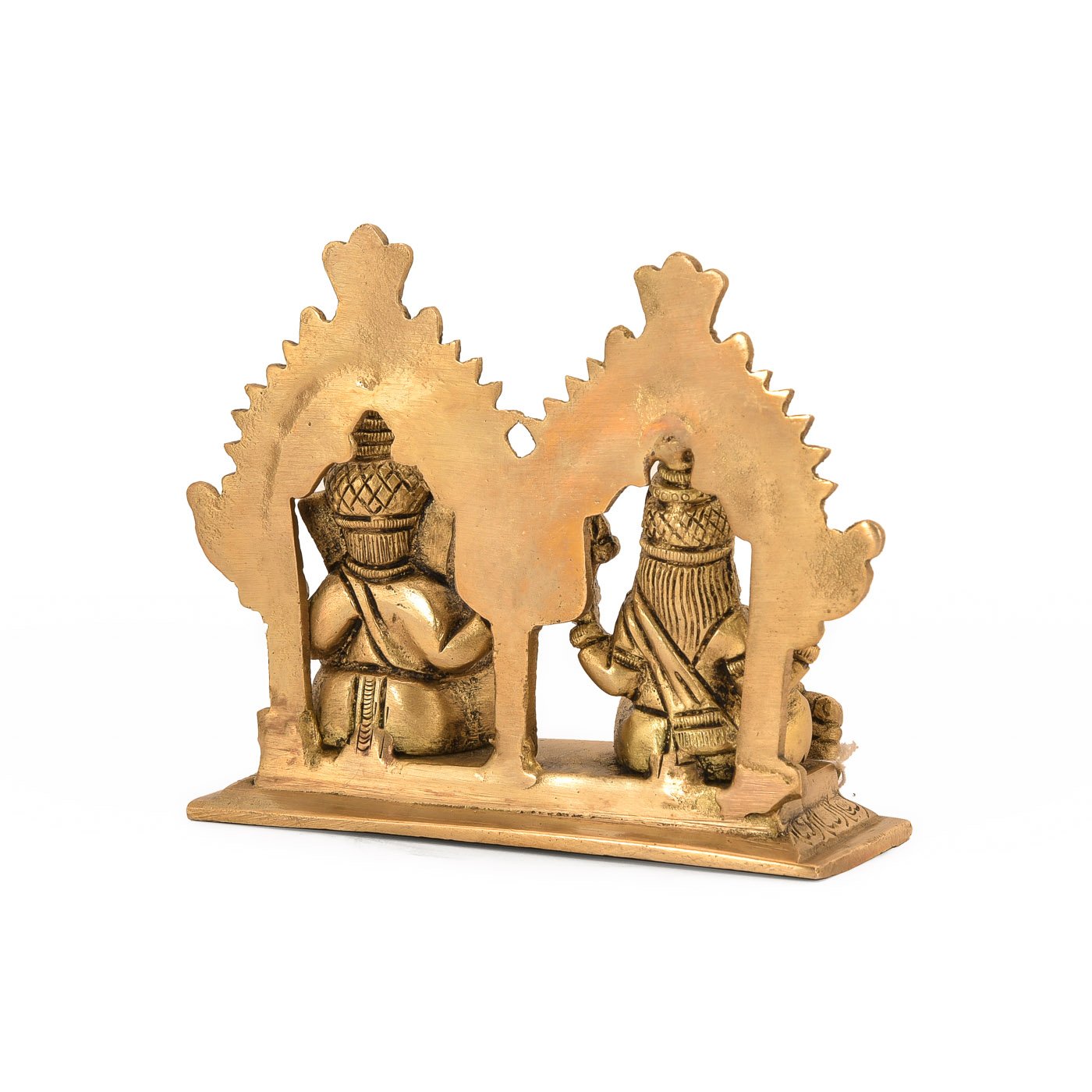 Brass Laxmi Ganesha Idol Murti Statue 