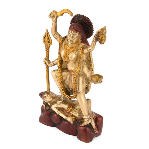 Maha Kali Mata Sculpture Brass Idol Dbs108