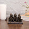 Polyresin Three Monkeys of Mahatma Gandhi Statue Showpiece