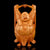 Handmade Wooden Idol of Laughing Buddha Showpiece