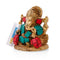 Brass Taj Ganesha Handmade Sculpture Statue