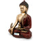 Meditating Lord Buddha Brass Idol With Scared Kalash Statue 