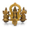 Brass Lakshmi Ganesha Saraswati Idol Murti Statue Lgbs107