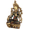 Brass Sitting Tara Buddha On Beautiful Design Pedestal Statue Tts105