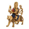 Brass Durga Idol On Lion Murti Showpiece Dbs106