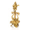 Brass Ganesh Idol Peacock Diya Oil Lamp Stand Showpiece 