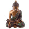 Brass Medicine Buddha Statue - Buddhist Healing Shakyamuni Figurine Peace, Relaxation - Nepal Buddha Showpiece-Bts234