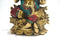 God Ganesha Idol Sitting on Lotus Brass Decorative  Statue