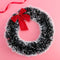 Christmas Wreath Bowknot For Door Hanging Decor