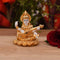 Gold Plated Ceramic  Saraswati Playing Veena Idol Showpiece Smas101