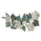 Metal 3D Multicolor Flowers leaf Wall Hanging showpiece 