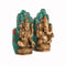 Brass Palm Lakshmi Ganesha Idol Murti Statue