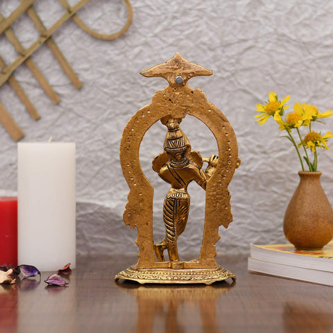 Krishna murti, krishna idol , krishna showpiece, krishna statue, brass krishna statue