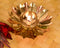 Metal Brass Diya Lotus Shape Kamal Deepak For Puja,Gift-Dfbs149-5 Inch