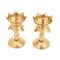 Brass Pure Diya Oil Lamp Stand Showpiece (Set Of 2) 