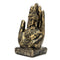 Handcrafted Palm Buddha Idol Showpiece Bmas118