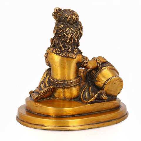 Brass Makhan Krishna Idol Kbs134