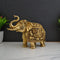  Brass Elephant Trunk Up Decorative Showpiece