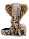 Resin Elephant Statue with Embedded Tealight Holder