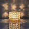 Metal Crystal Tea Light Holder for Home Decoration