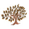 Metal Tree Of Knowledge and Life Mounted Wall Art Decor Showpiece