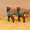 Wooden Art Pair of Camel with Stone Work Showpiece