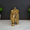  Brass Elephant Trunk Up Decorative Showpiece