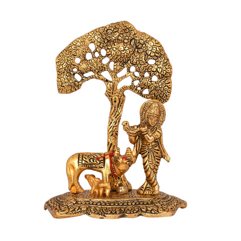 Krishna murti, krishna idol , krishna showpiece, krishna statue, brass krishna statue