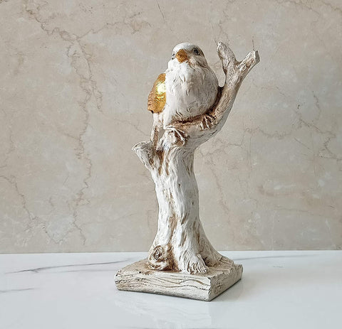 Resin Sparrow Decorative Bird Showpiece Figurine