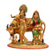 Colorful Radha Krishna Standing With Kamdhenu Cow Showpiece Rkbs110