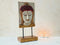 Polyresin buddha face showpiece with Hand Painted Details