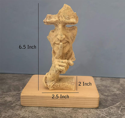 Modern Human Face Expression Decorative Showpiece