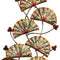 Metal Multicolor Cut Leaf Mounted Wall Hanging Showpiece 