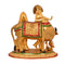 Colorful Radha Krishna Standing With Kamdhenu Cow Showpiece Rkbs110