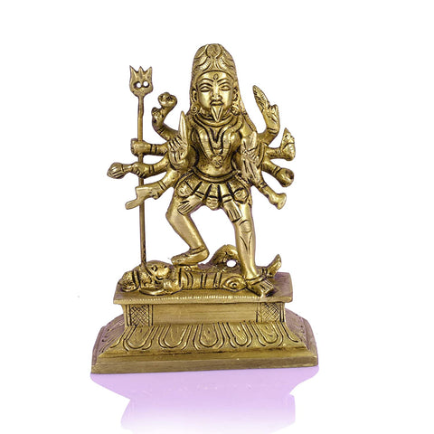 Goddess Kali/Kalka Maa Rudra Avatar Sculpture Brass Statue