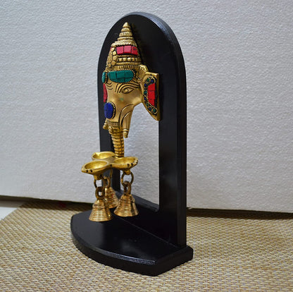 Handwork Ganesha Wall Hanging with Oil Lamp