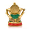 Ganesha Brass Idol with Stone Studded Statue