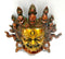 Mahakala Nazar Battu Brass Wall Hanging for Home