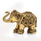 Trunk Up Elephant Brass Decorative Showpiece