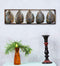 Metal Leaf Frame Mounted Wall Hanging Showpiece